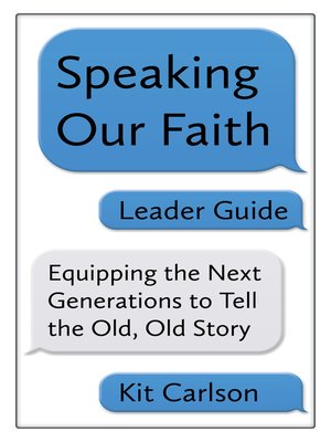 cover image of Speaking Our Faith Leader Guide